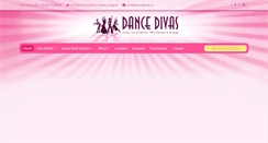 Desktop Screenshot of dancedivas.ie
